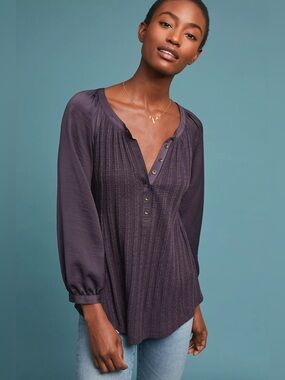 Anthropologie Kersee Henley Top